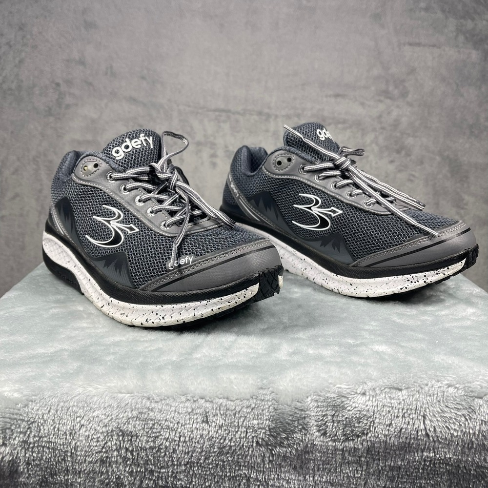 Gravity Defyer G-Defy Ion Mens Size 10 Grey Black VersoShock Sneakers - Picture 3 of 10